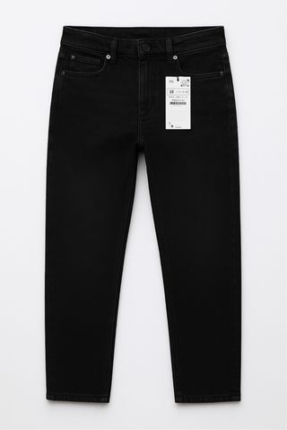 Vaqueros Slim Negros Zara