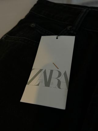 Vaqueros Slim Negros Zara