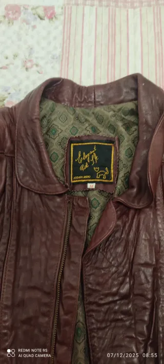 Cazadora de cuero Elegant Girl Talla M