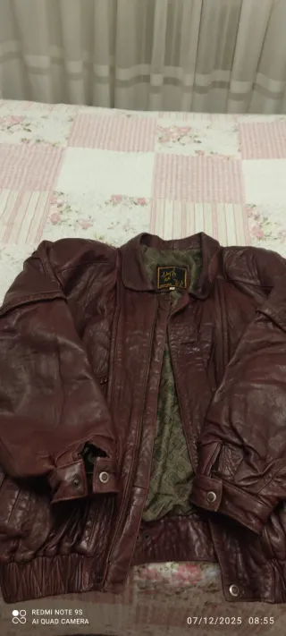 Cazadora de cuero Elegant Girl Talla M