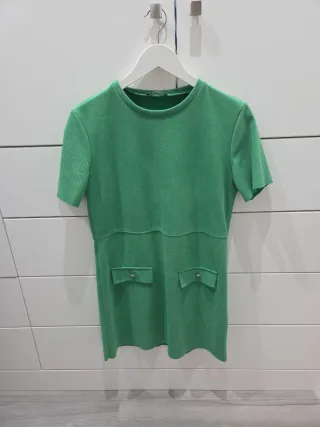 Vestido Zara Verde Talla S