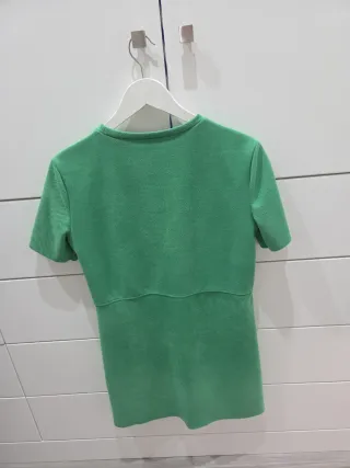 Vestido Zara Verde Talla S