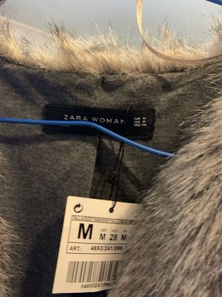 Chaleco pelo Zara Talla M