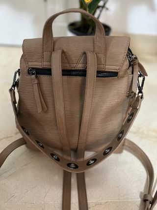 Bolso y monedero Desigual beige