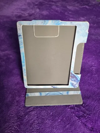 Custodia Kindle Oasis Blu e Oro