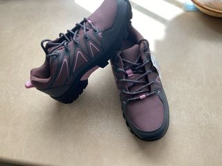 Zapatillas montaña mujer morado/rosa