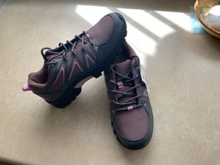 Zapatillas montaña mujer morado/rosa