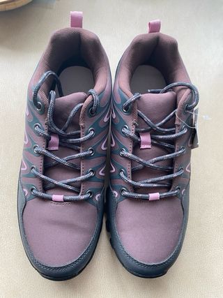 Zapatillas montaña mujer morado/rosa