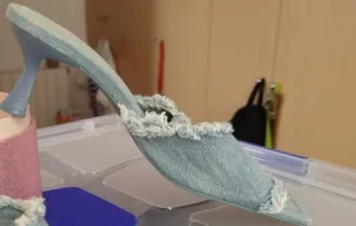 Sandalias tejana Stradivarius azules