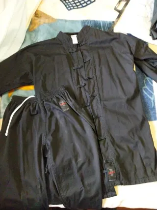 Traje Kung Fu Negro Talla Única