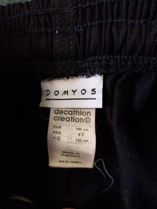 Traje Kung Fu Negro Talla Única