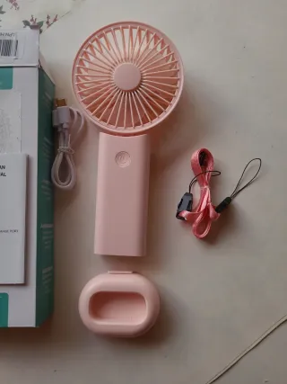 Ventilador Timiyou Plegable Portátil Rosa