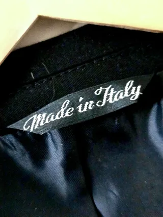 Giacca uomo nera taglia 52 vestibilità asciutta