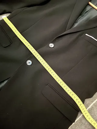 Giacca uomo nera taglia 52 vestibilità asciutta