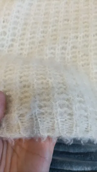 Jersey mujer blanco suavecito talla única