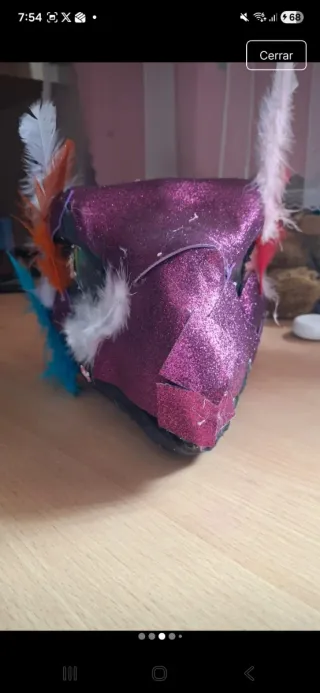Máscara de dinosaurio Mattel