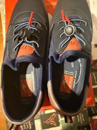Zapatos Fluchos Hombre Talla 41 Negro
