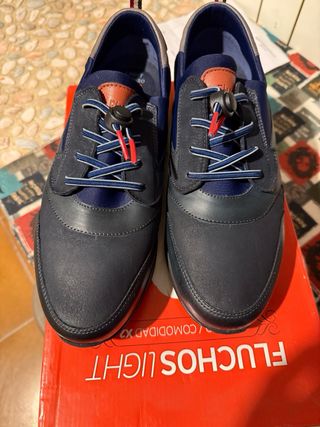 Zapatos Fluchos Hombre Talla 41 Negro