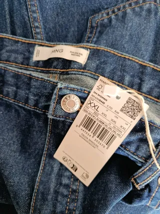 Mango: falda midi vaquera -XXL-