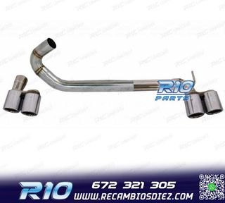 KIT ESCAPE BMW F30 F31 LOOK M3 COLAS DOBLES AMBOS LADOS