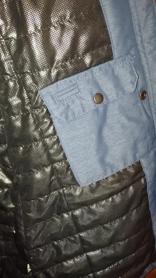 Abrigo Columbia impermeable azul