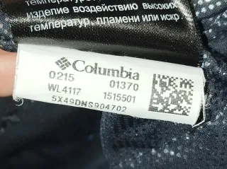 Abrigo Columbia impermeable azul