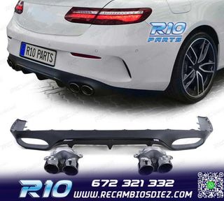 DIFUSOR MERCEDES CLASE E C238 16- LOOK AMG E53 + COLAS ESCAP