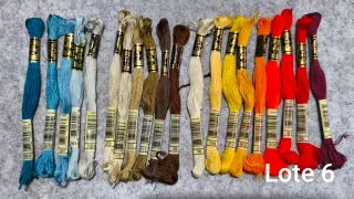 Lote 20 madejas bordar DMC (Lote 6)