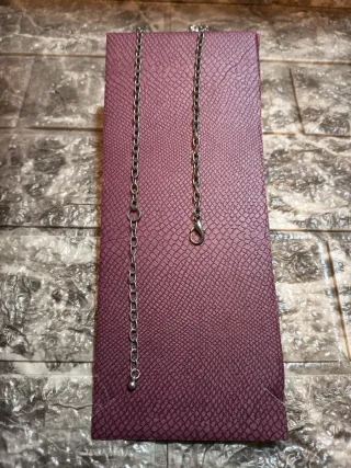 Collana girocollo argentata