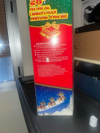 Papá Noel con vela grande 0'50cm alto