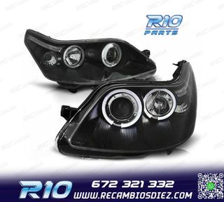 FAROS CITROEN C4 04-09 OJOS ANGEL FONDO NEGRO