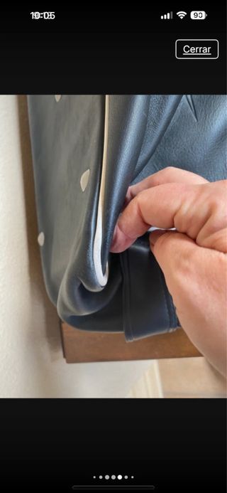 Bolsa de viaje de piel Nike negra y blanca