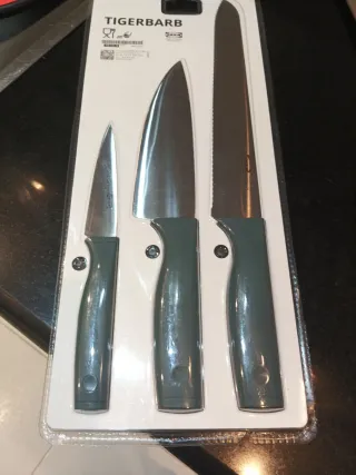 Set 3 coltelli da cucina IKEA TIGERBARB