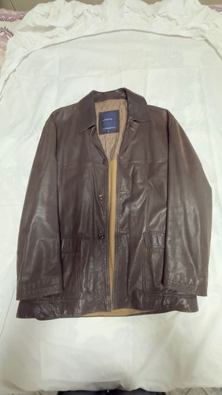 Chaqueta de Piel Cortefiel Talla L