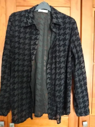 Camisa semitransparente mujer