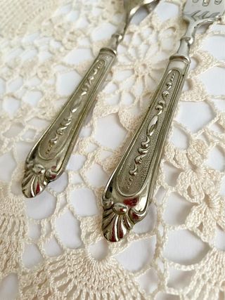 Coppia Posate Argento 800