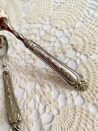 Coppia Posate Argento 800