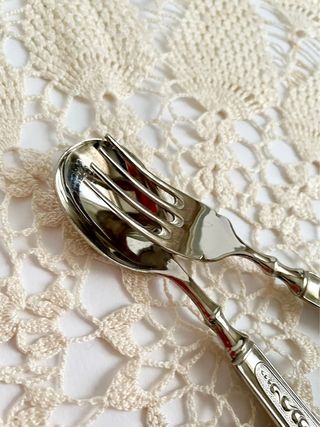 Coppia Posate Argento 800