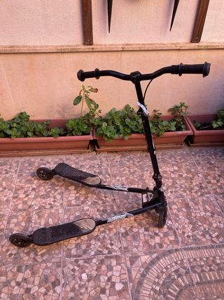 Patinete Speeder 3 ruedas plegable negro