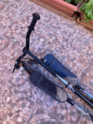 Patinete Speeder 3 ruedas plegable negro