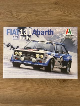 Italeri Fiat 131 Abarth Rally 1:24 kit montaggio