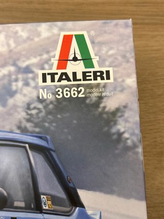 Italeri Fiat 131 Abarth Rally 1:24 kit montaggio