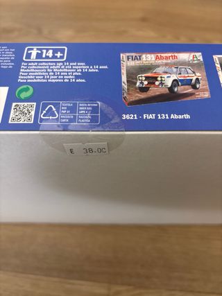 Italeri Fiat 131 Abarth Rally 1:24 kit montaggio