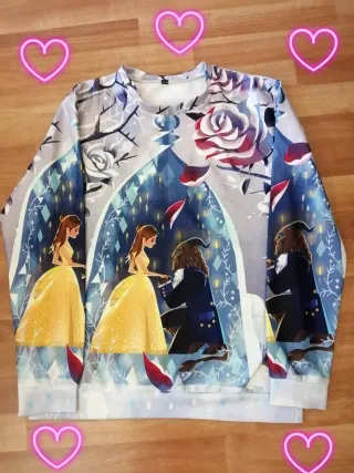 Sudadera BELLA Y BESTIA T /L