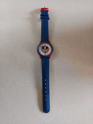 Reloj Disney Mickey Mouse Azul y Rojo