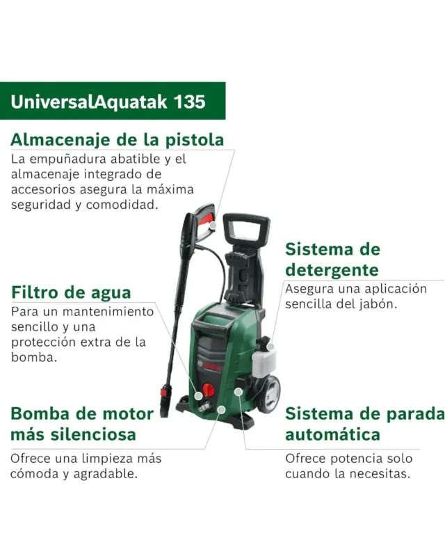 Bosch UniversalAquatak 135 Limpiadora Alta Presión
