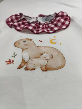 Conjunto niña capazo y braguita