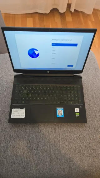 HP Pavilion Gaming 16-a0032dx Negro/Verde