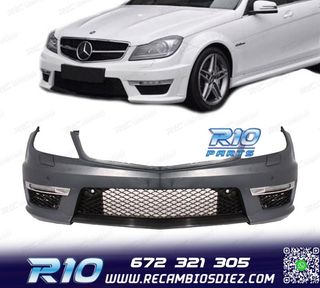 PARAGOLPES DELANTERO MERCEDES CLASE C W204 11-14 LOOK AMG C6