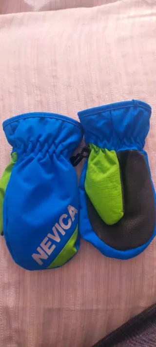 Manoplas Nevica Niños Azul y Verde